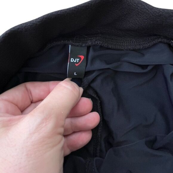 DJT Women’s Black Flared Pleated Skater Skirt w/ Built-In Shorts | Size L - Picture 5 of 10